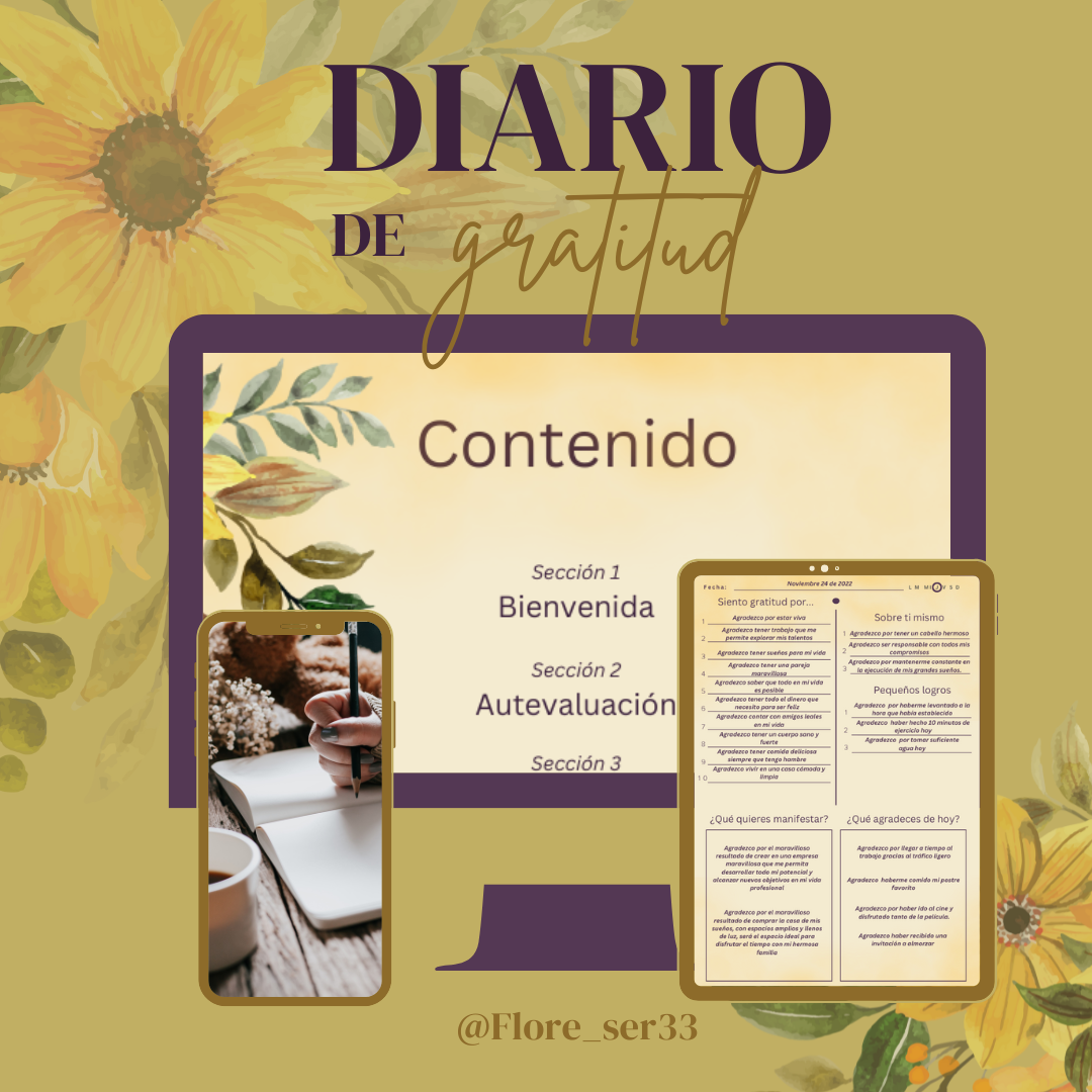 Diario de gratitud