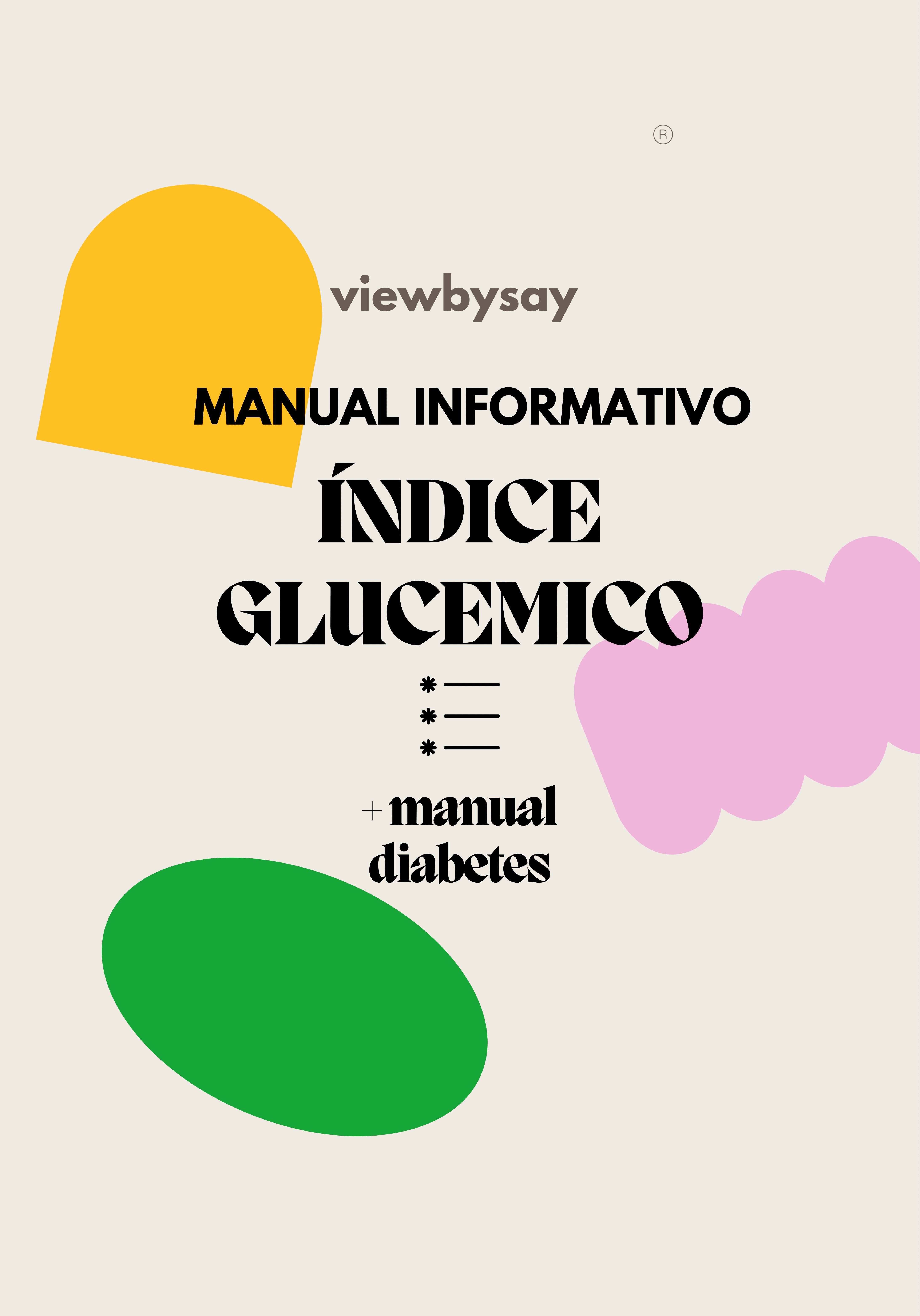 Manual del índice glucémico con indicaciones para diabéticos