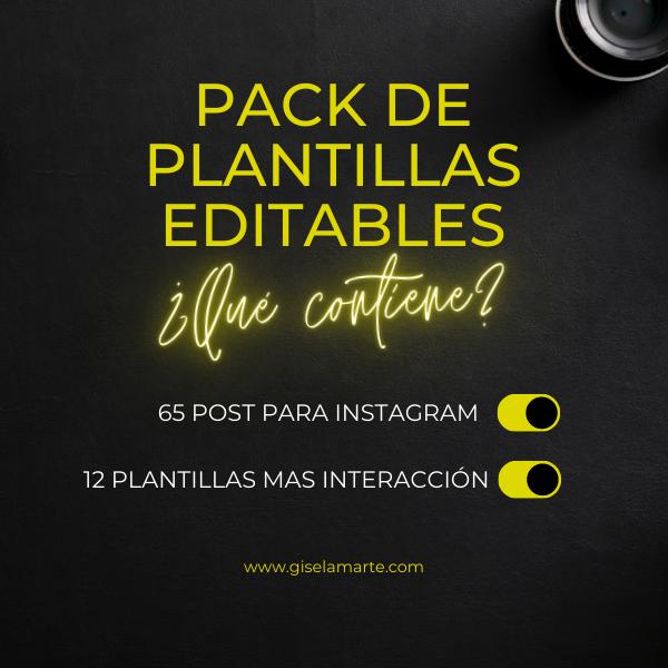 Plantillas de Canva Editables -65 Post de Instagram +12 Interaccion