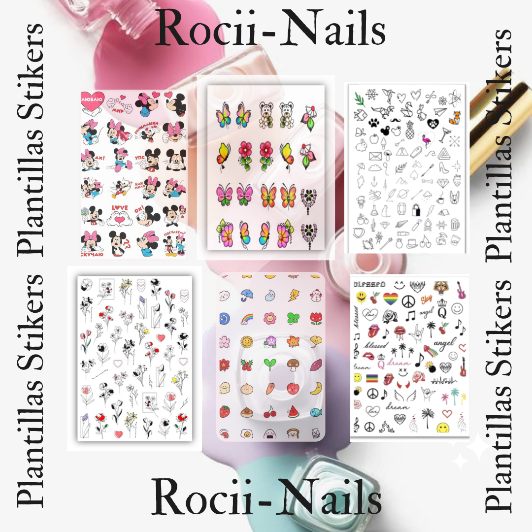 Rocii_Nails: Plantillas Fantásticas para Personalizar.