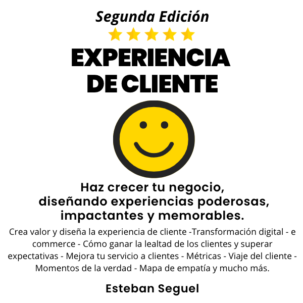 Experiencia de Cliente. Haz crecer tu negocio, diseñando experiencias poderosas, impactantes y memorables.