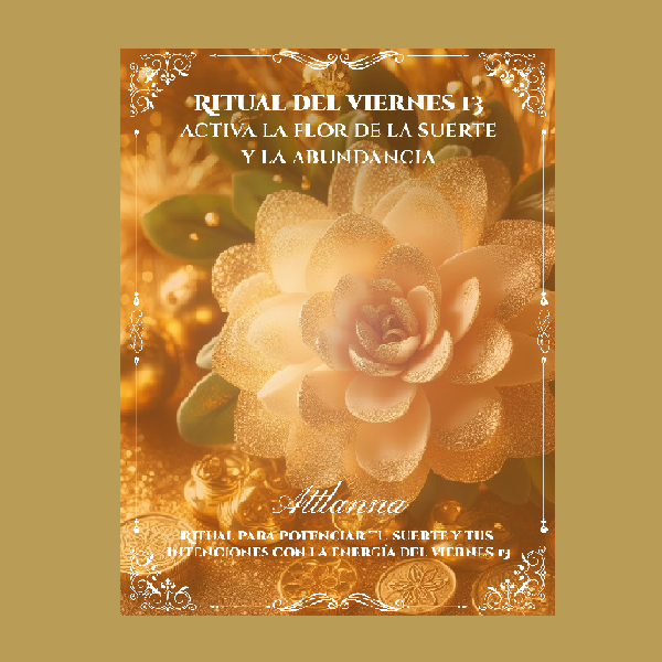 Ritual del viernes 13 para activar la flor de la suerte y la abundancia