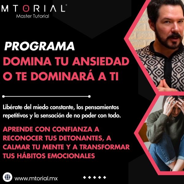 Domina tu Ansiedad o te dominará a ti