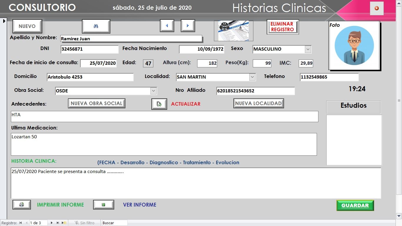 Historia Clinica - Access