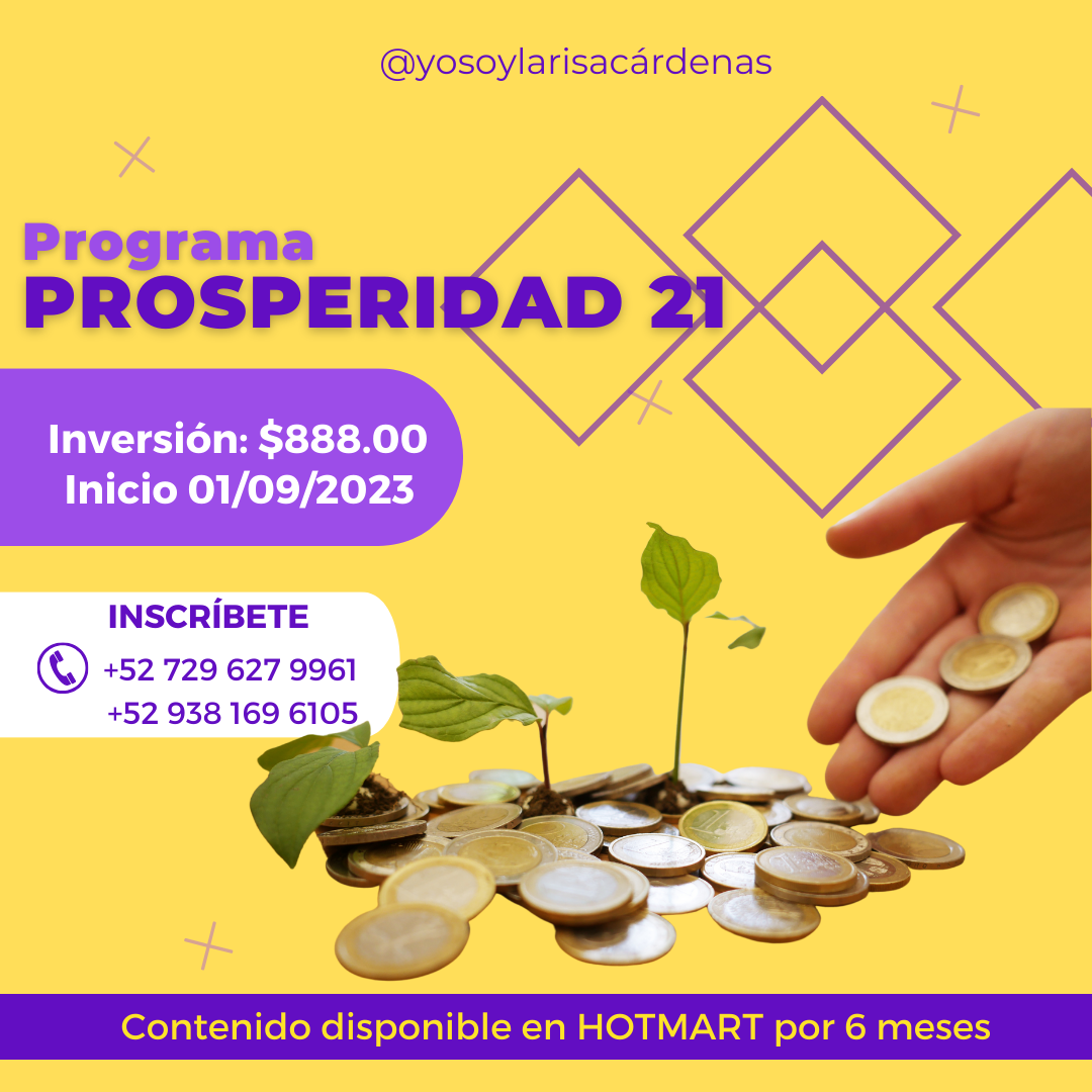 Programa21: Conecta con tu Prosperidad y abundancia