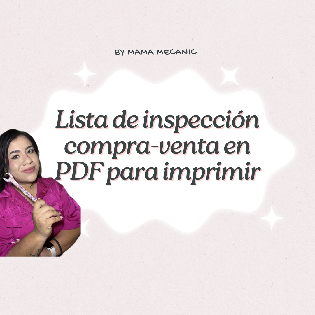 Lista de inspección para comprar un auto usado