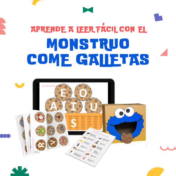 Aprende a leer FÁCIL con el Monstruo Come Galletas