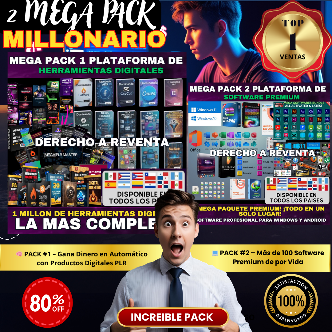 TOP 1 MEGAPACK MILLONARIO 2025