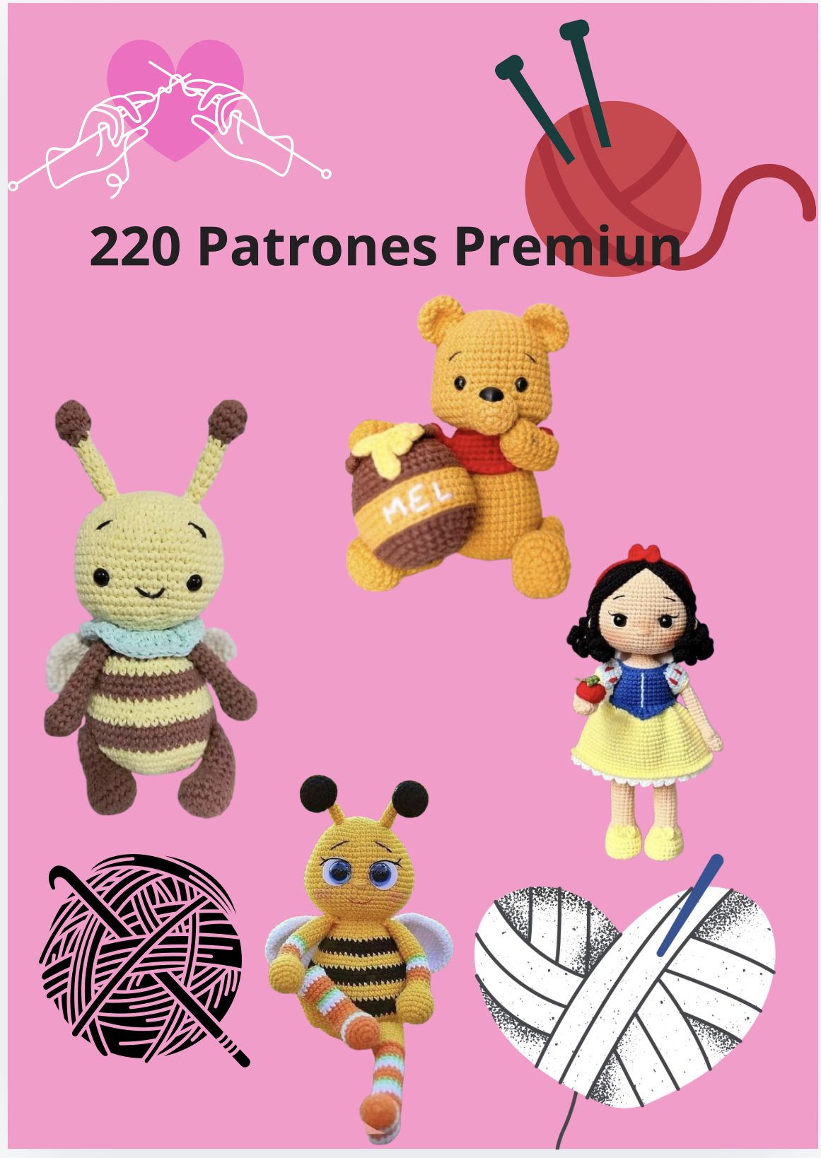 EBOOK +220 PATRONES DE AMIGURUMIS PASO A PASO