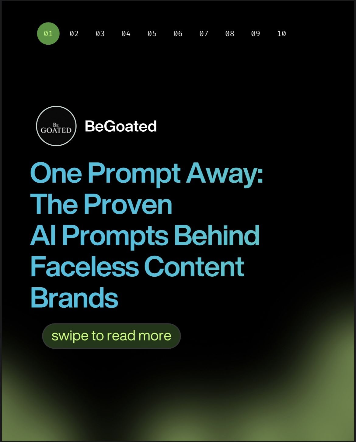 One Prompt Away The Proven Ai Prompts Behind Faceless Content Brands