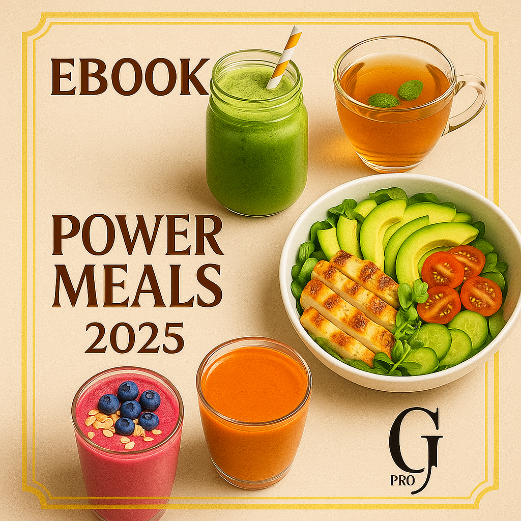 POWER MEALS 2025 90+ Healthy Recipes + Functional Smoothies & Detox Drinks