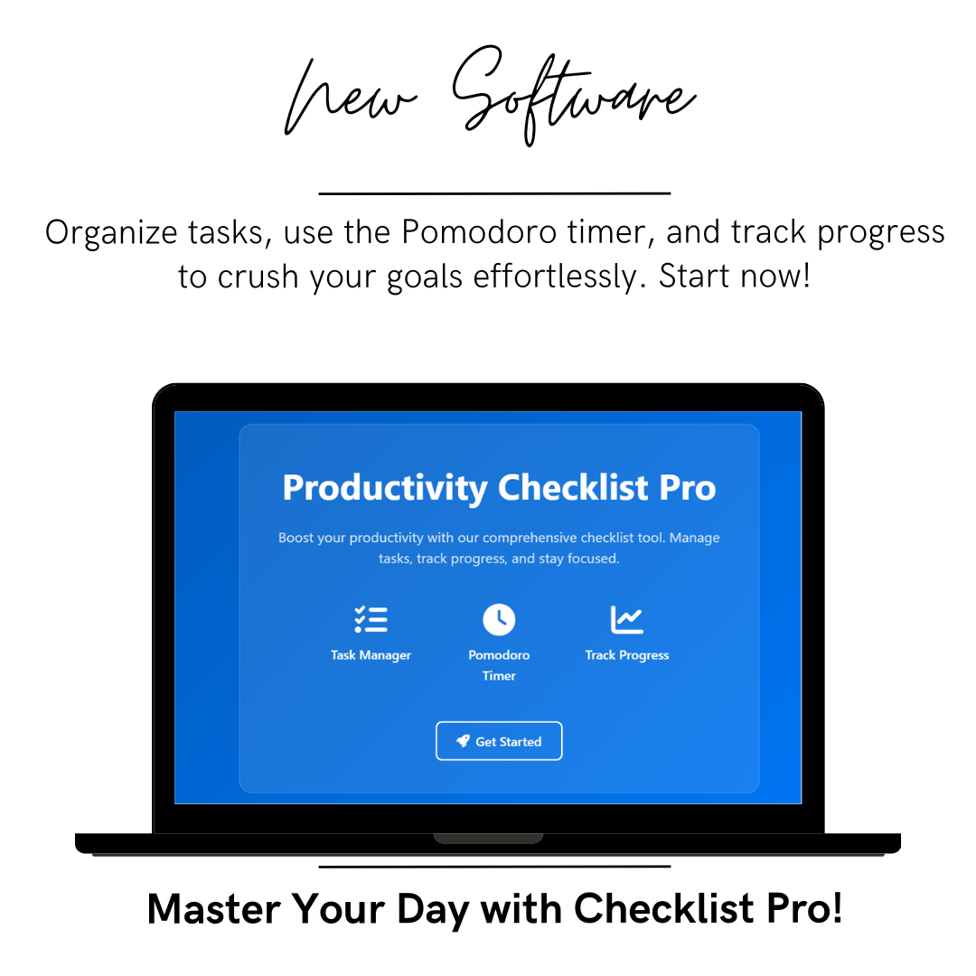 Productivity Tool Calculator Pomodoro Digital Task Planner Pro: Master Tasks, Pomodoro Timer, and Progress Tracking