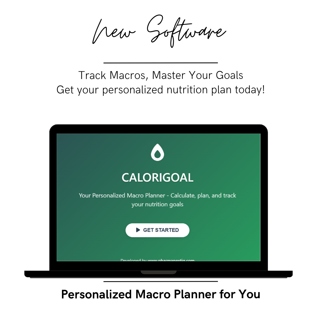 Personalized Macro Planner and Nutrition Tracker for Fitness Goals, Weight Loss, and Healthy Eating Meal Plans