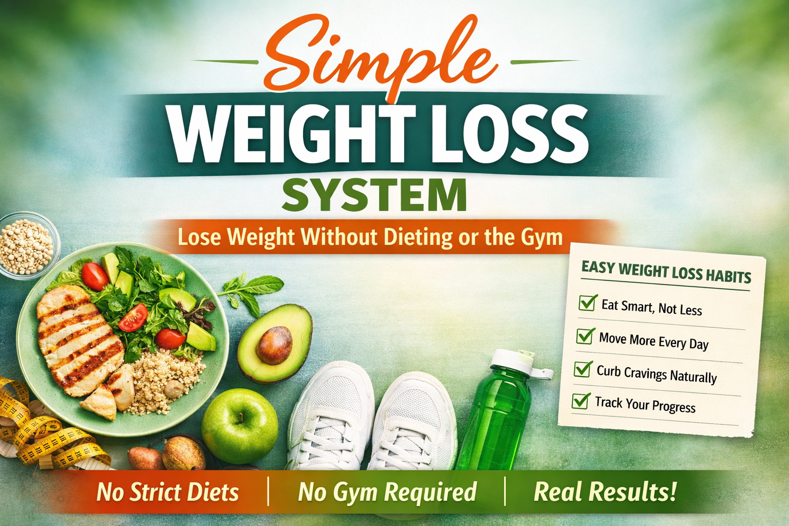Simple Weight Loss System: Lose Weight Without Dieting or the Gym