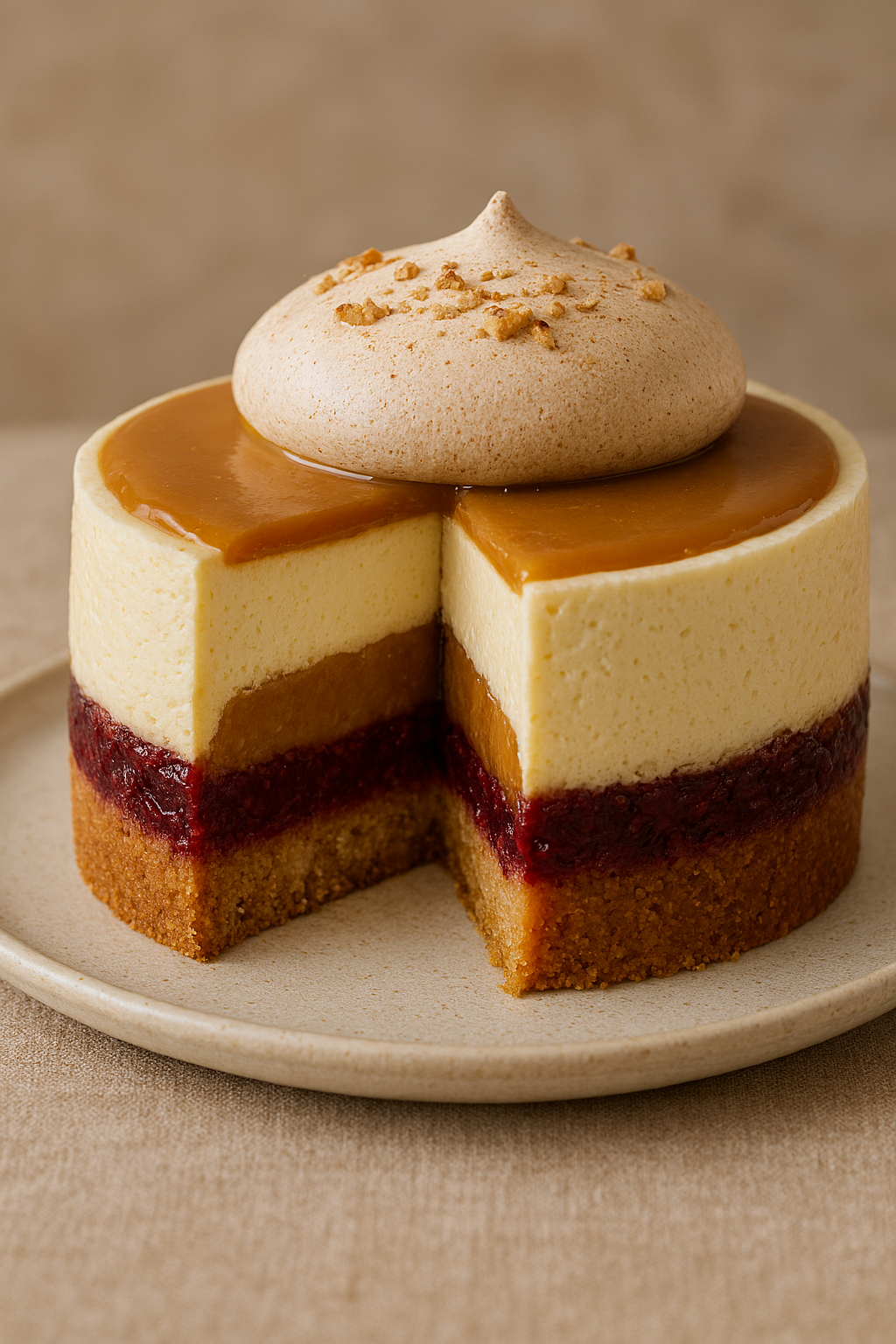 Tropical Coconut & Passion Fruit Cake with a Gourmet Twist