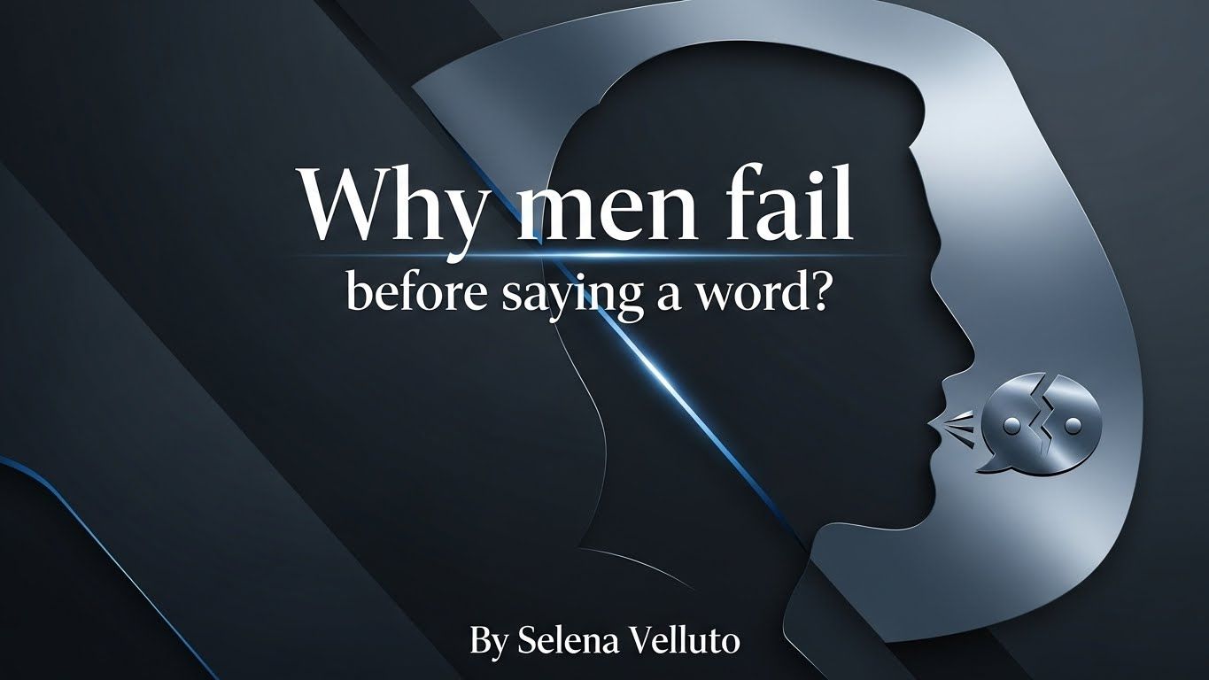Why men fail before saying a word?