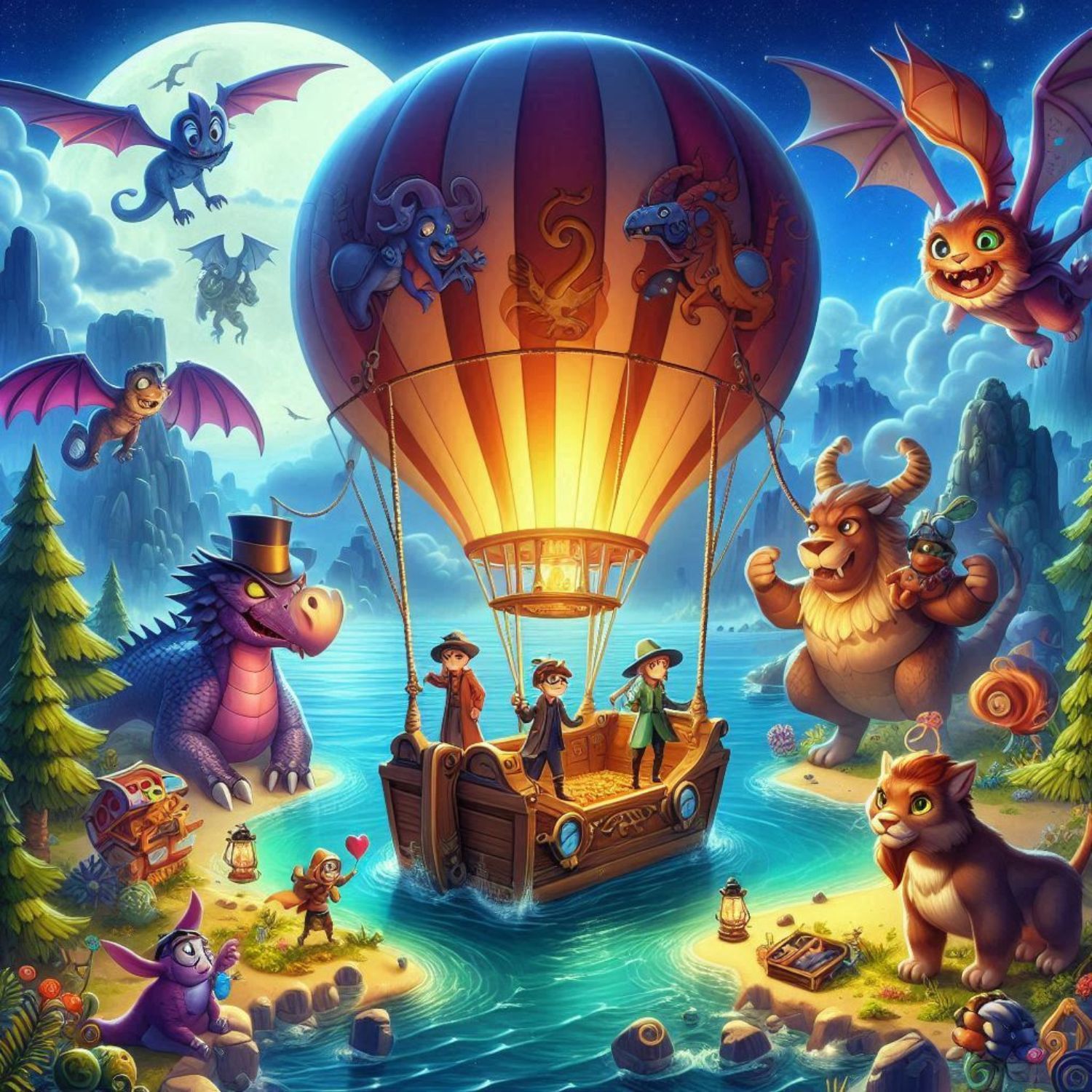 The Rescue on the Lost Island