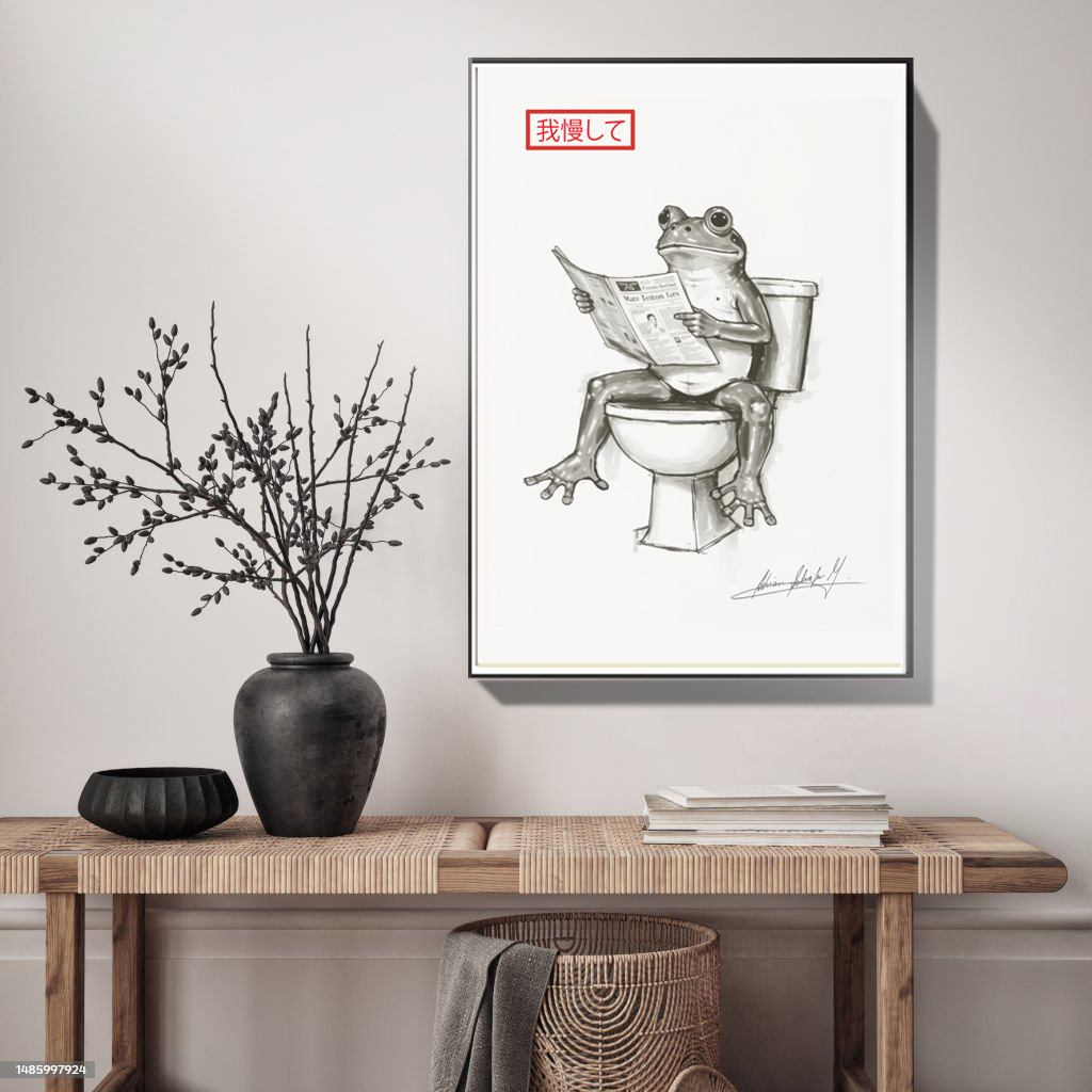 Wall Art Print Frog 