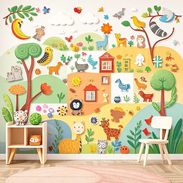 Children’s Wall Panel – Creative & Educational Decor
