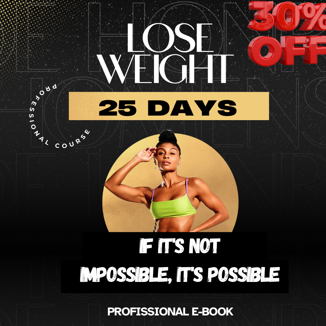 Weight loss in 25days: exercises and nutrition