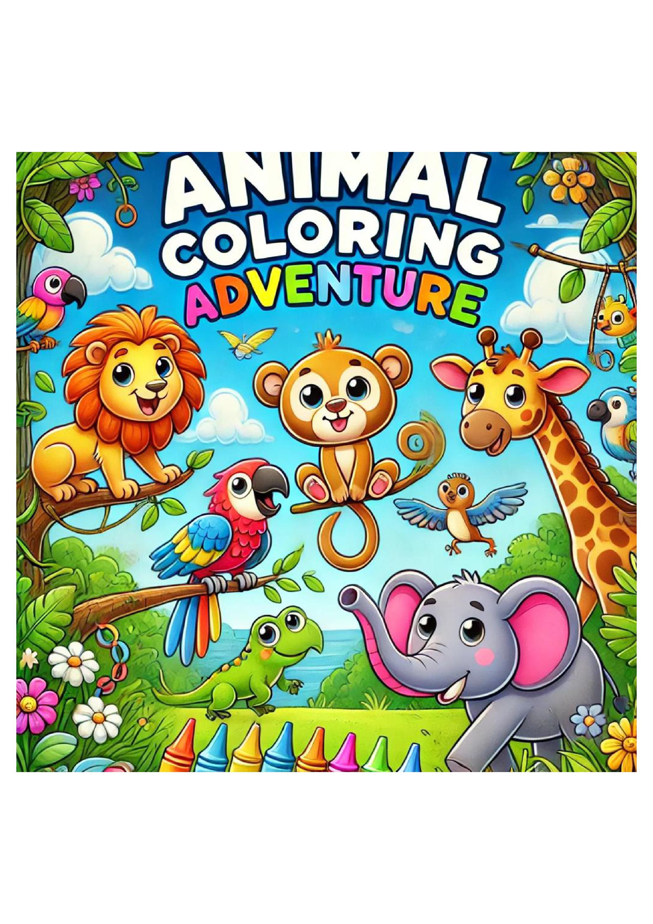 “Wild Friends: Coloring Adventures.”