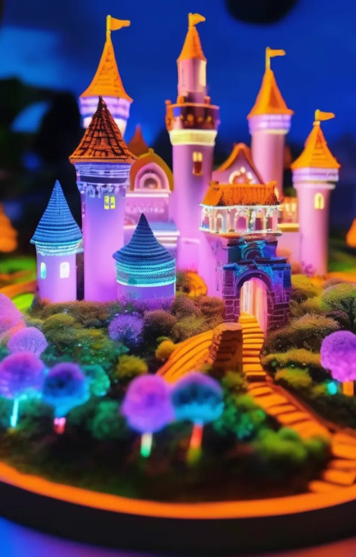 The Shining Castle and the Kingdom of Lumaria