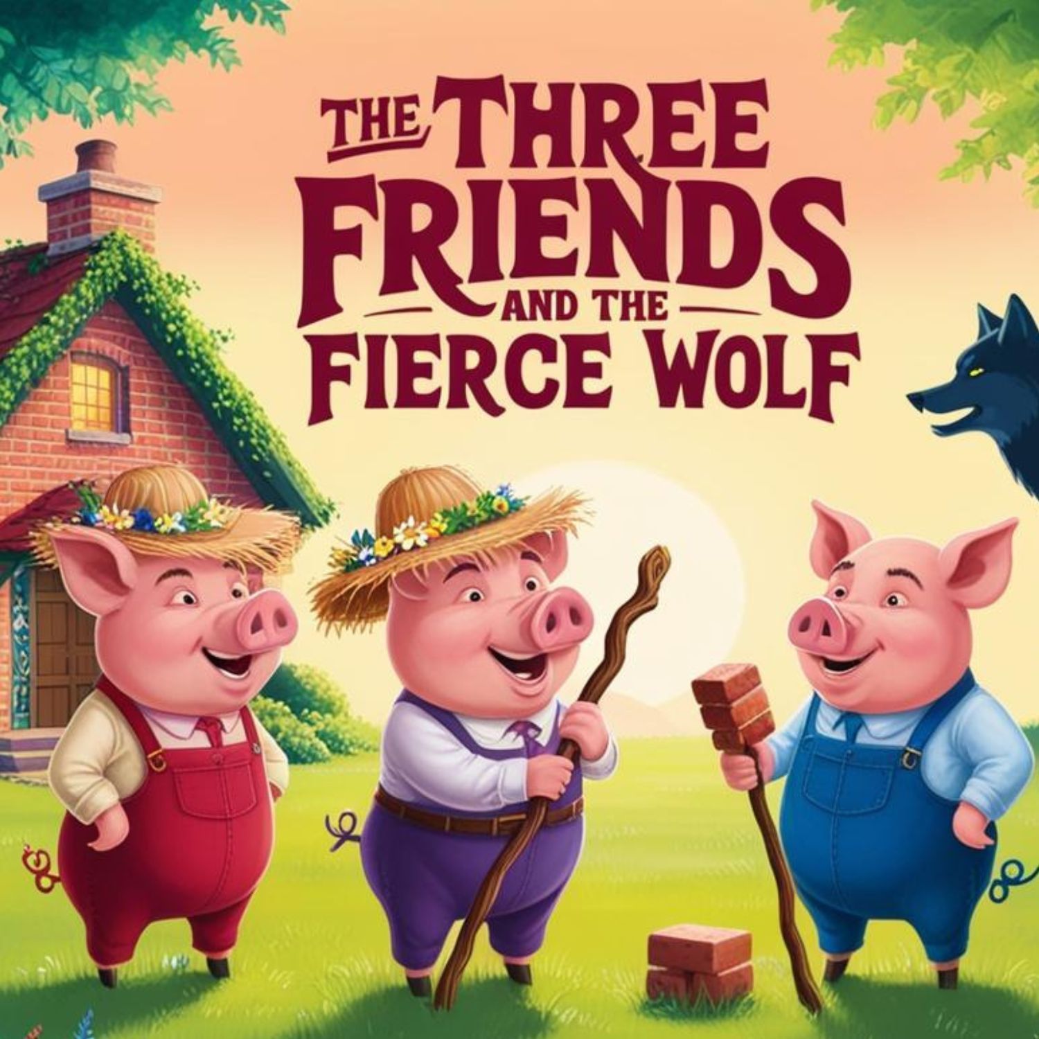 The Three Friends and the Fierce Wolf