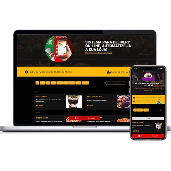 Seu Delivery Online nos EUA em Minutos!