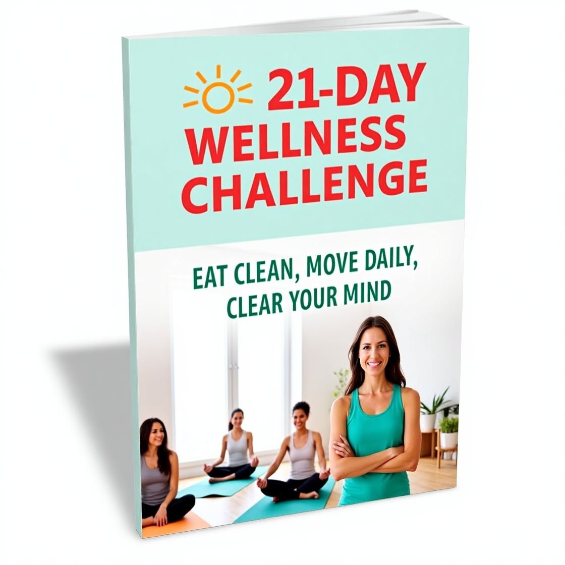 21-Day Wellness Challenge: Eat Clean, Move Daily, Clear Your Mind