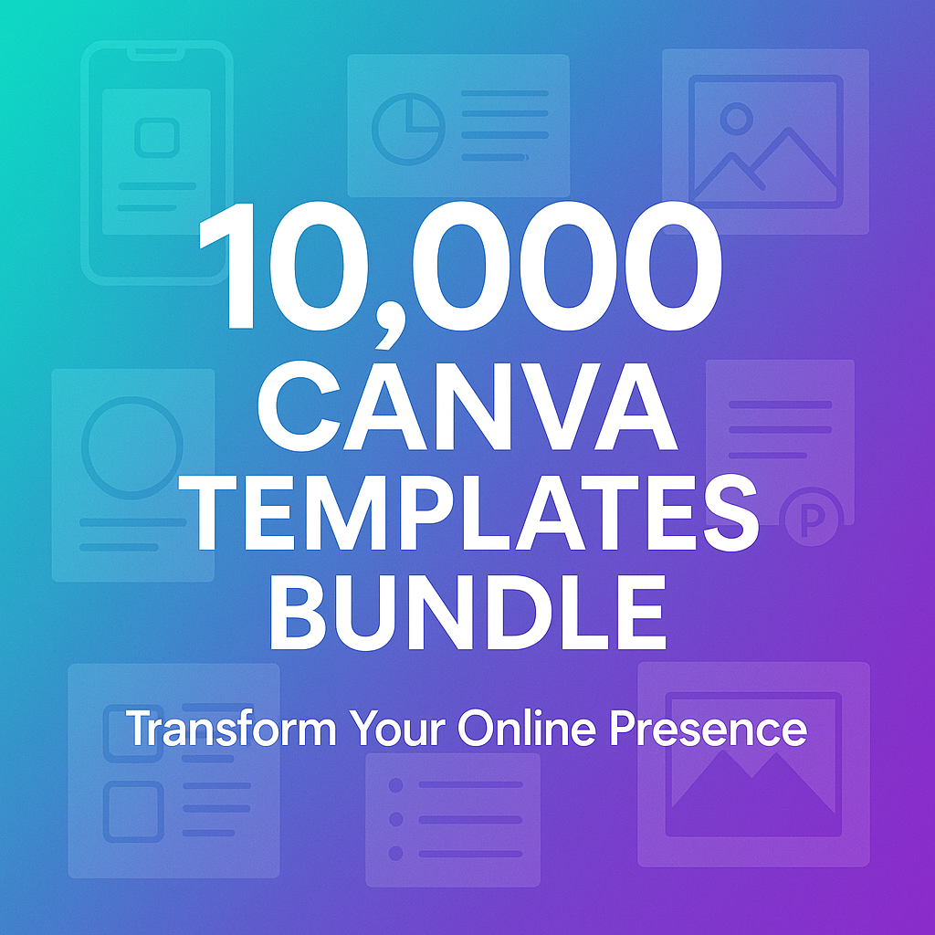 10,000 Canva Templates Bundle