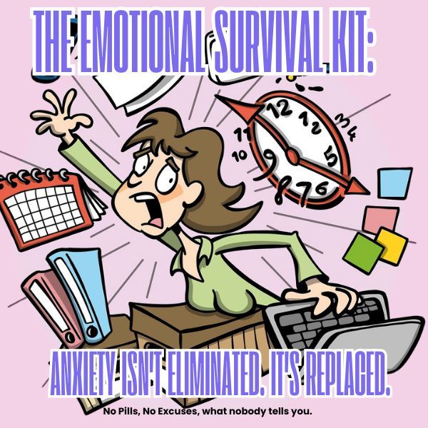 THE EMOTIONAL SURVIVAL KIT: Anxiety Isn't Eliminated. It's Replaced.