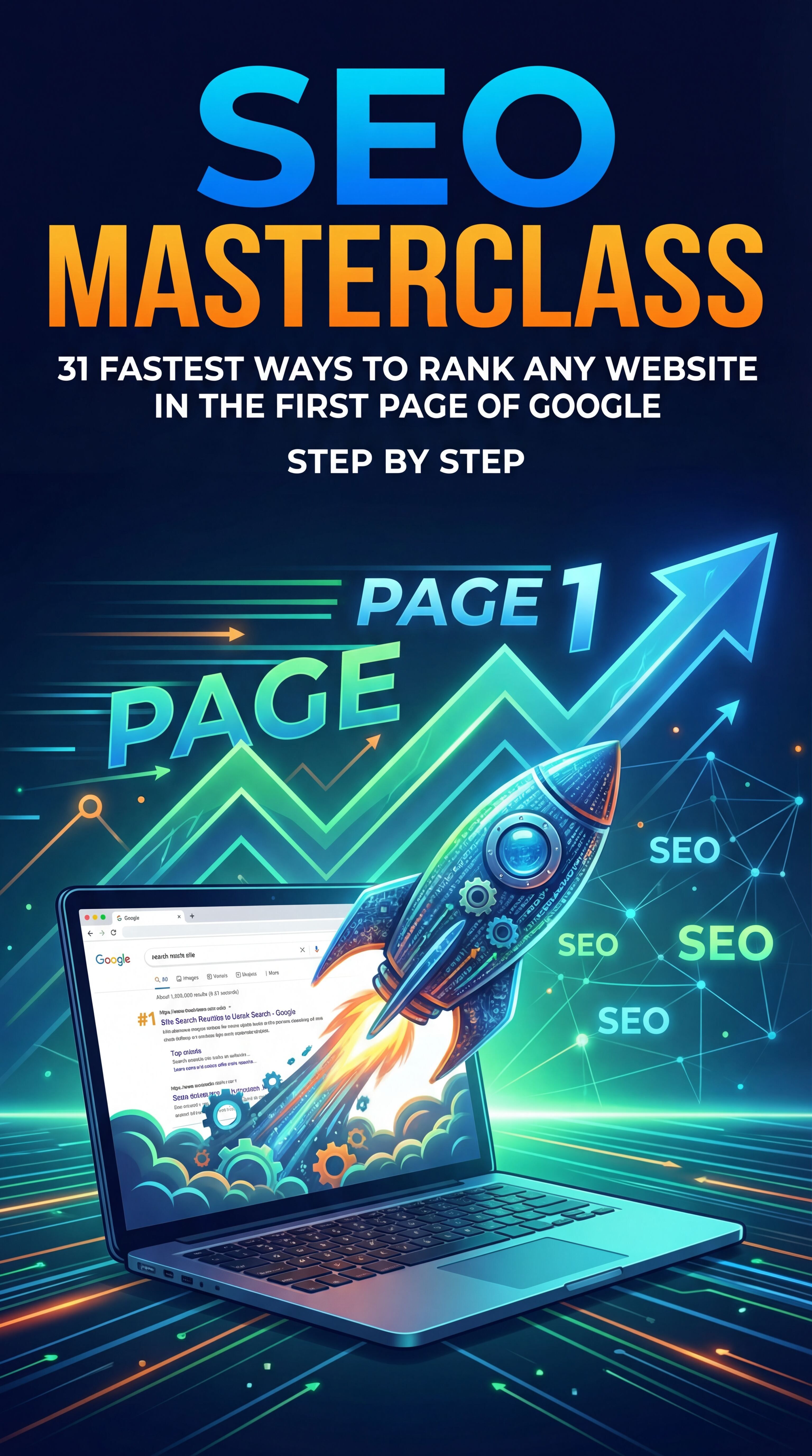 SEO MASTERCLASS: 31 FASTEST WAYS TO RANK ANY WEBSITE IN THE FIRST PAGE OF GOOGLE – STEP BY STEP