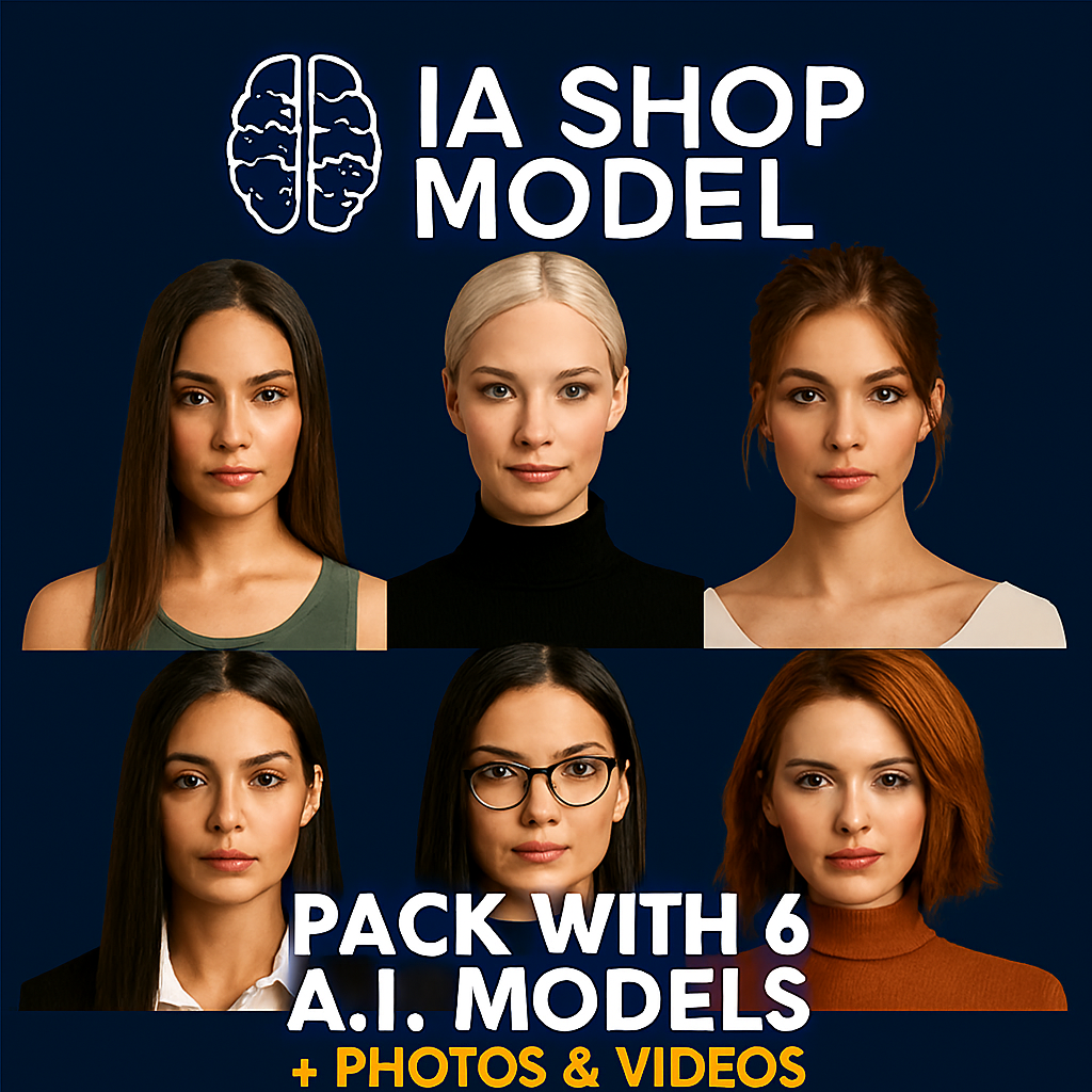 IA SHOP MODEL — Premium AI Model Pack with Photos & Videos