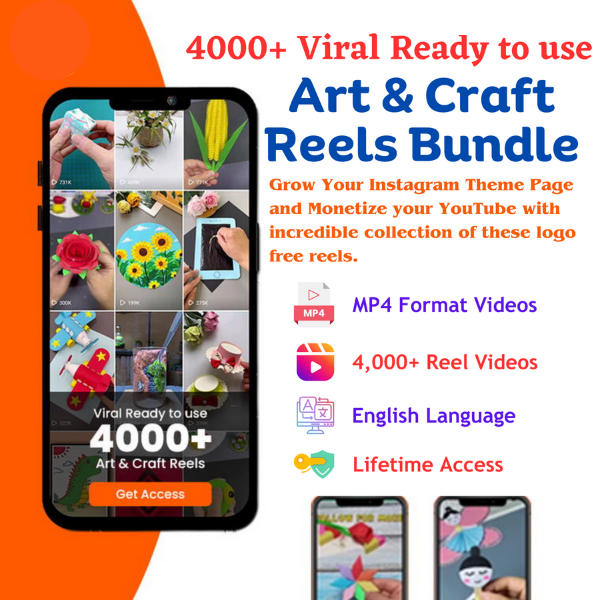 4000+ Art & Craft Reels Bundle