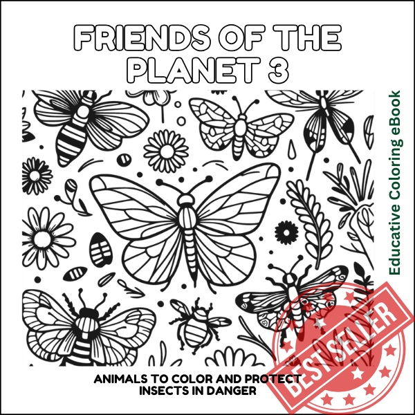 Friends of the Planet 3_Animals to Color and Protect_INSECTS IN DANGER