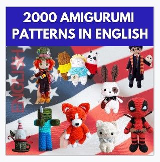 +2000 AMIGURUMI PATTERNS IN ENGLISH