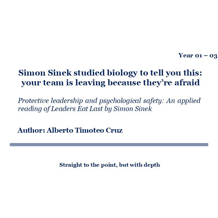 Simon Sinek studied biology to tell you this: your team is leaving because they’re afraid