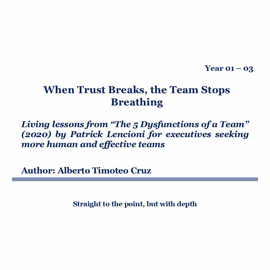 When Trust Breaks, the Team Stops Breathing