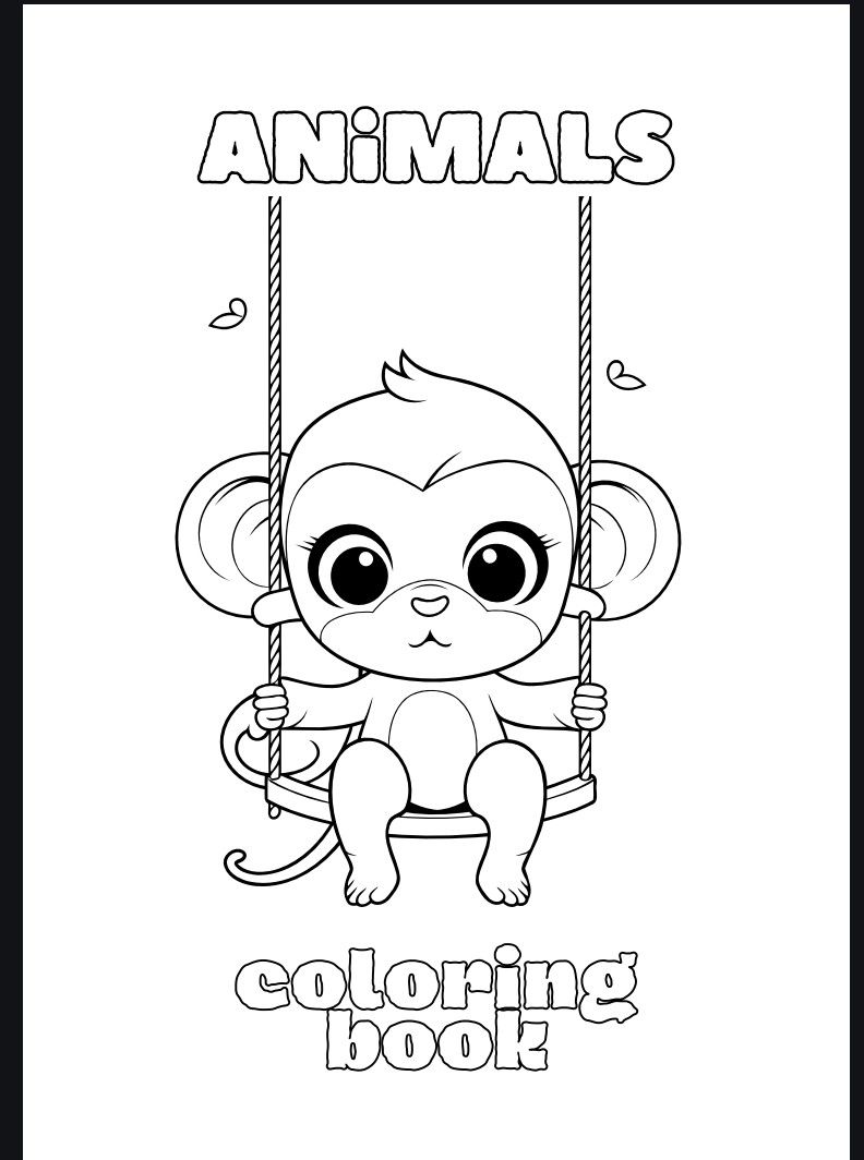 Easy and short coloring book
