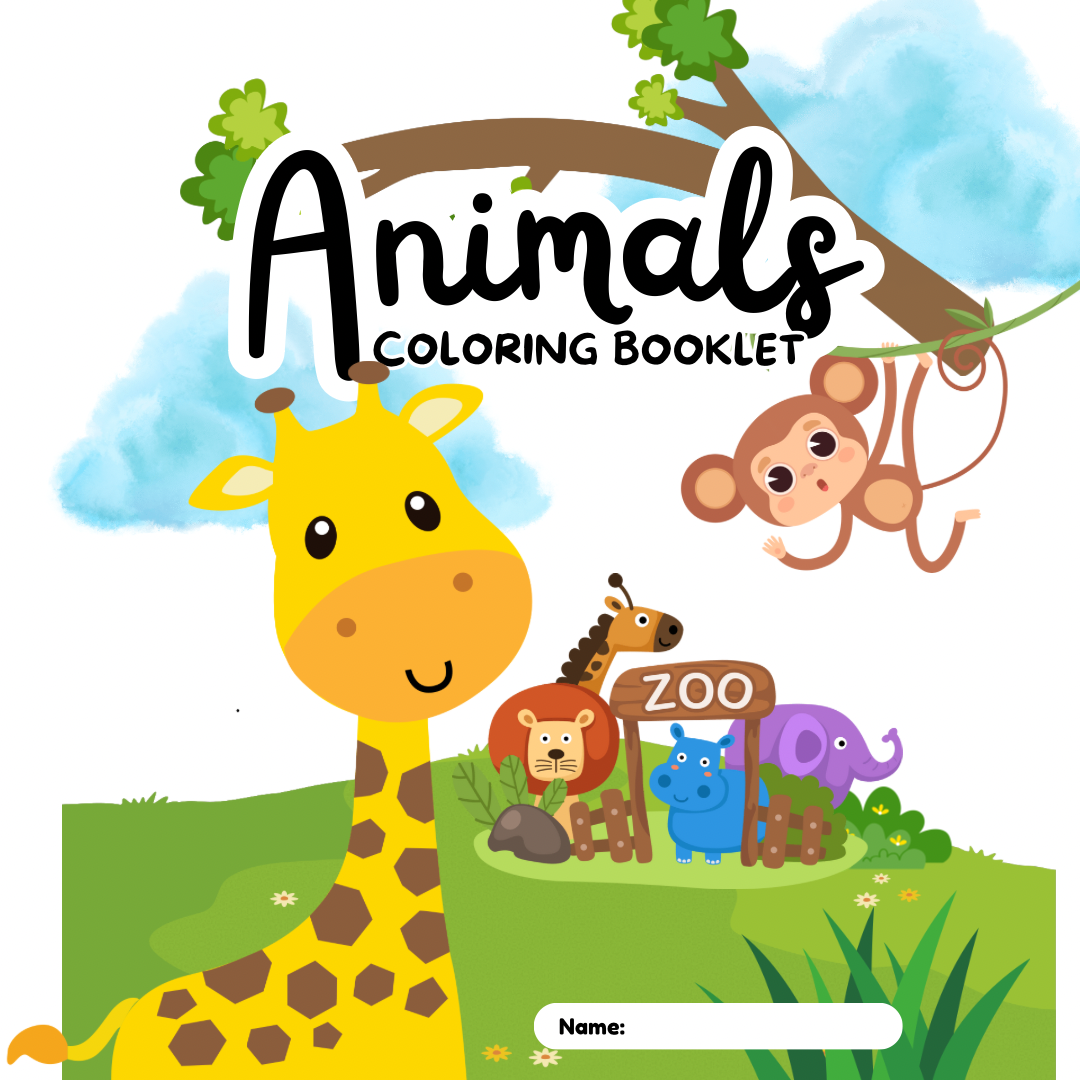 Cute Animals Coloring Book