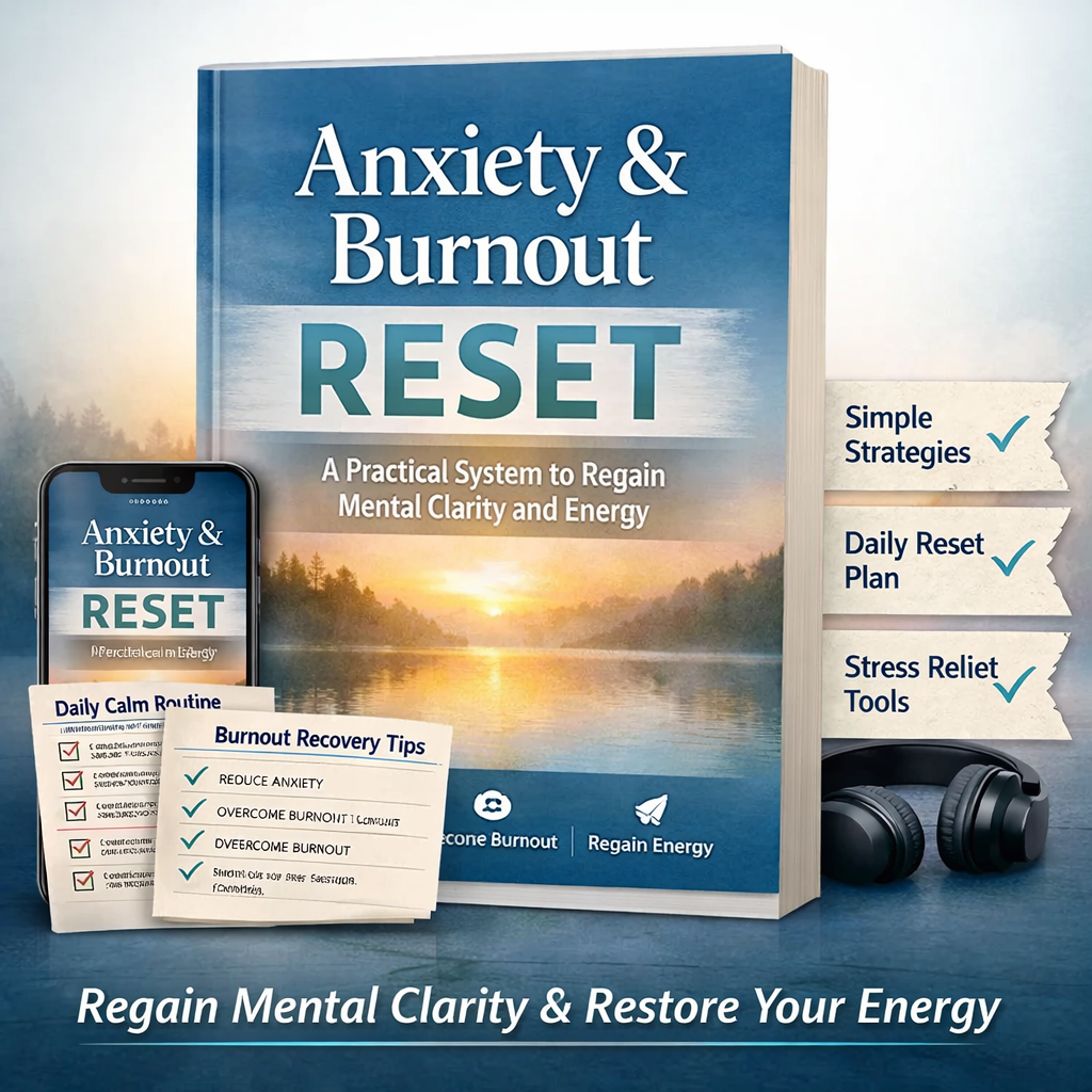 Anxiety & Burnout Reset: A Practical System to Regain Mental Clarity and Energy