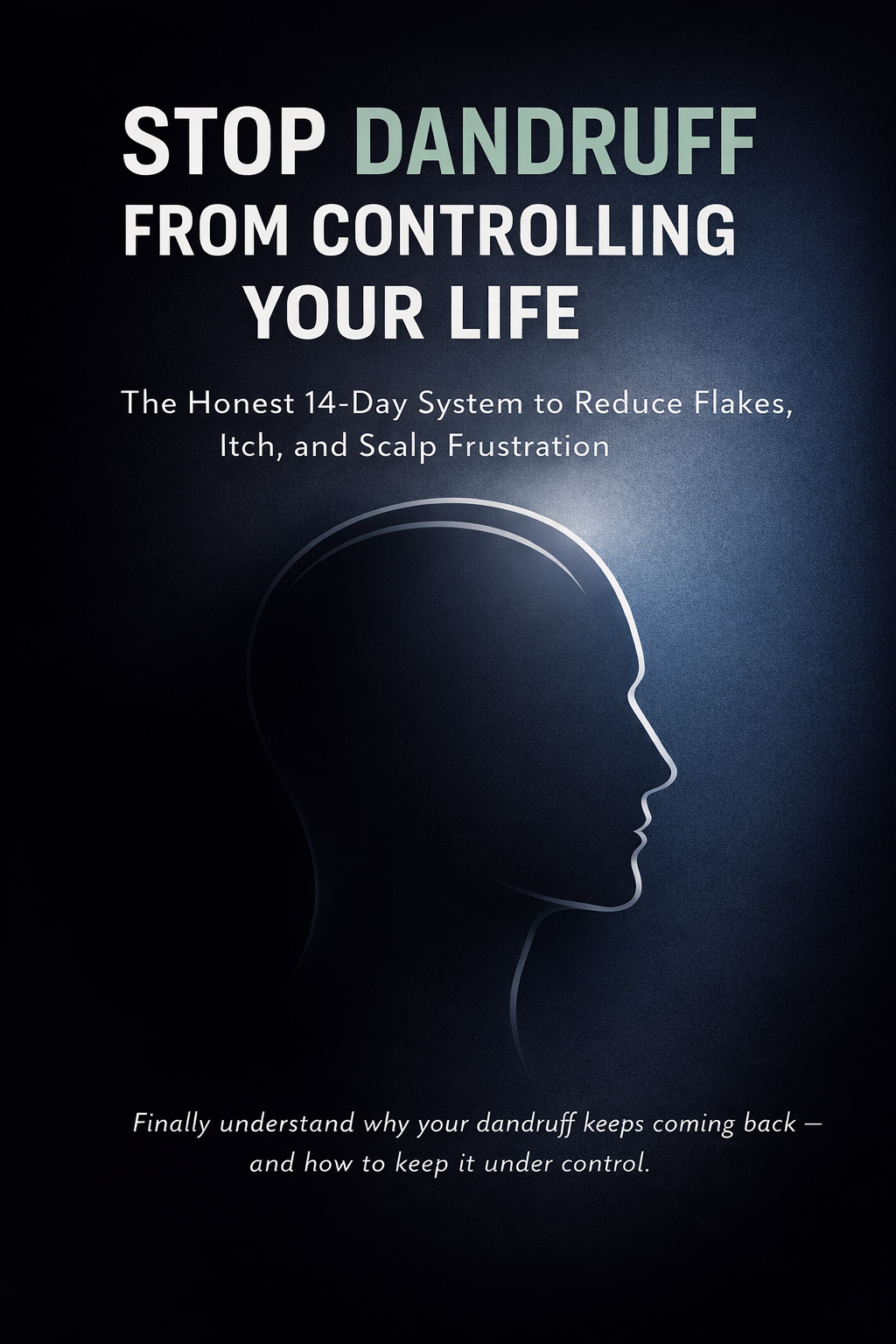 STOP DANDRUFF FROM CONTROLLING YOUR LIFE