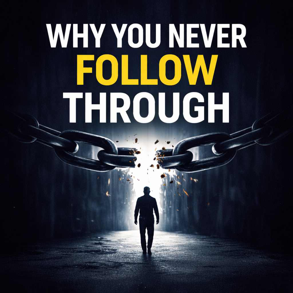 Why You Never Follow Through
