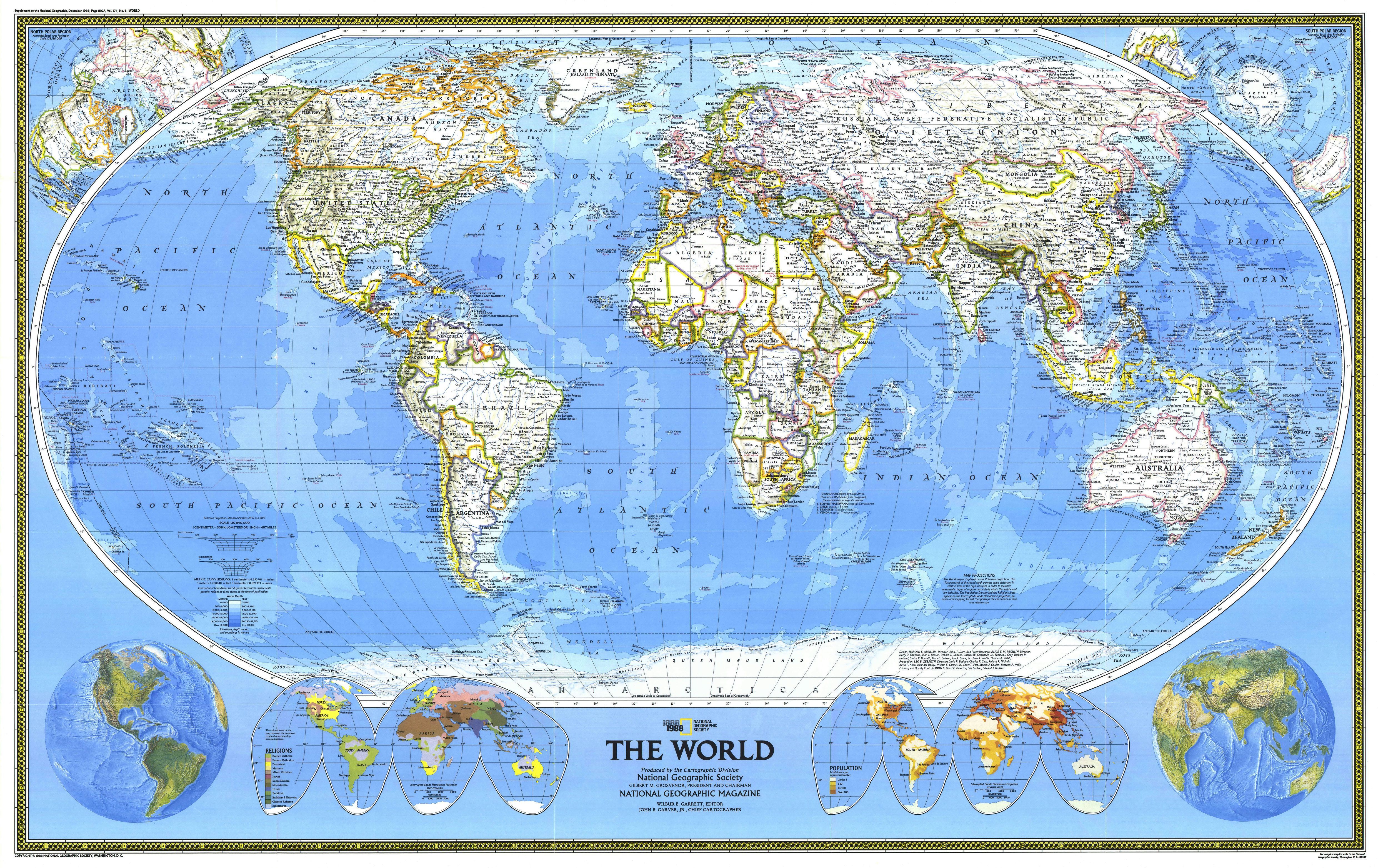 Mapa mundi national geographic
