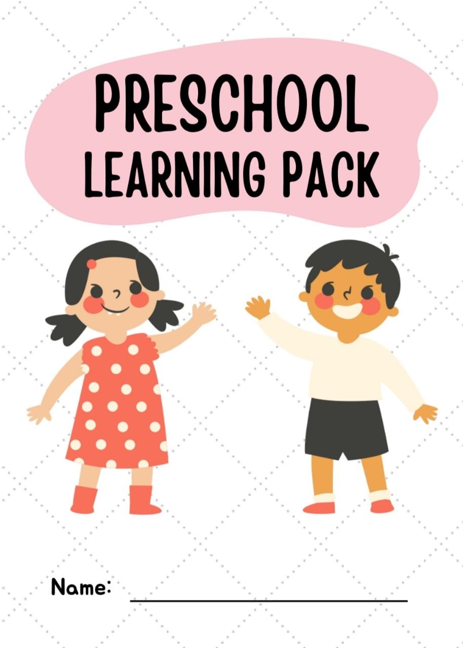 Preschool Learning Pack. Paquete de aprendizaje Preescolar