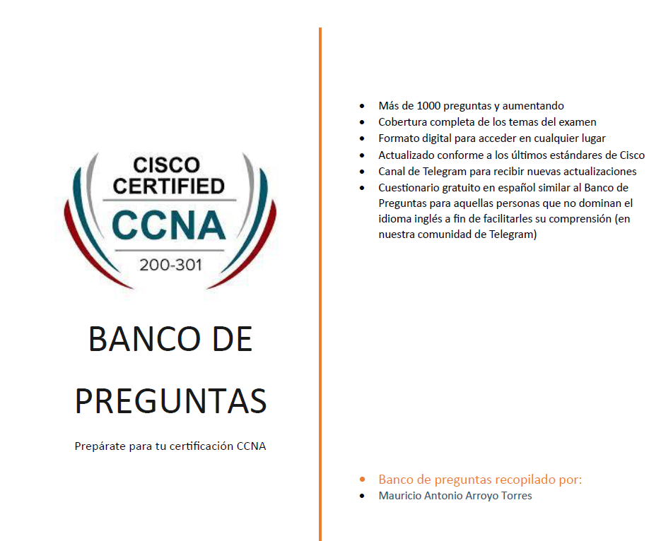 Banco de preguntas CCNA 200-301