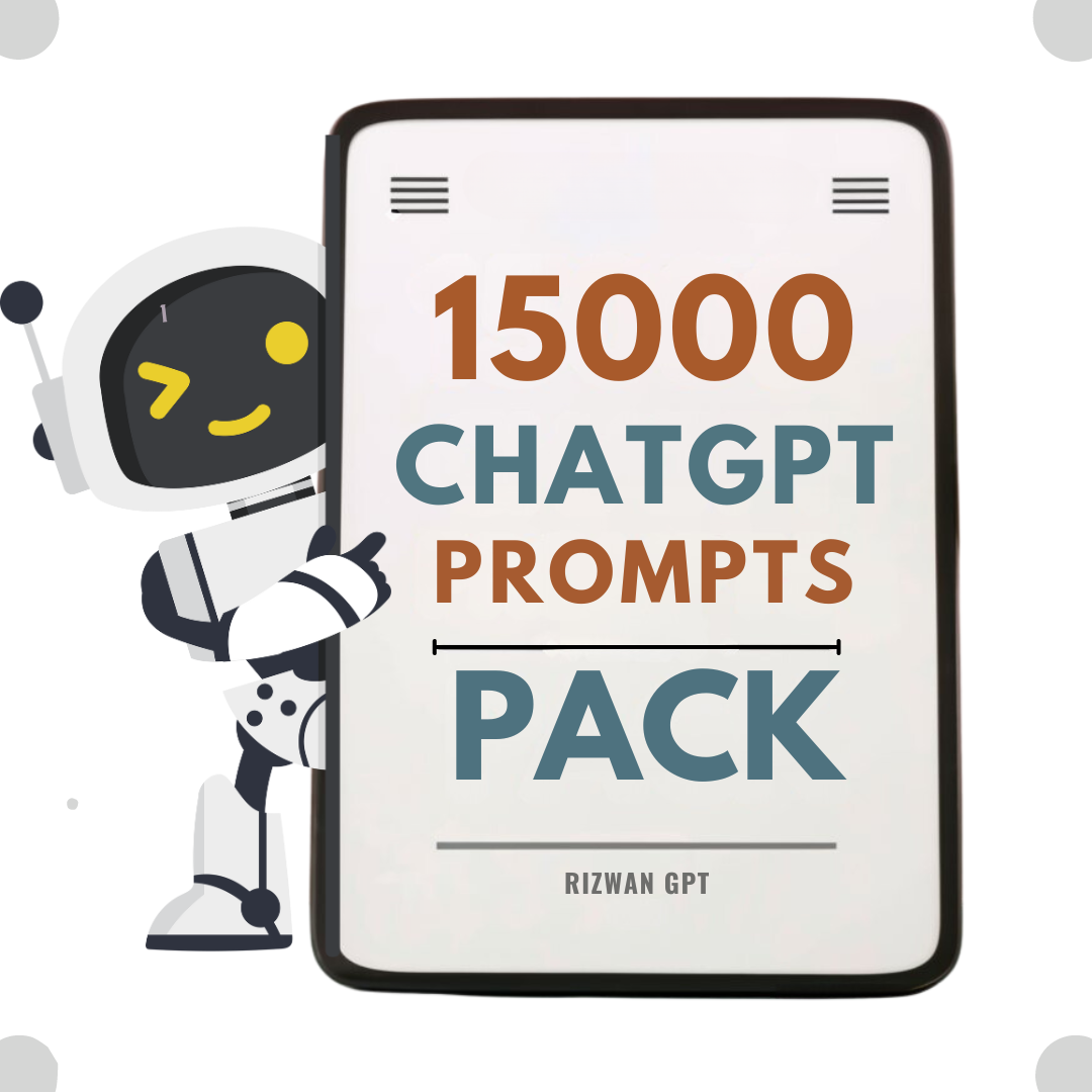 15000 ChatGPT Prompts Pack with 40 Categories