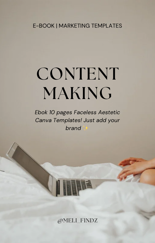 Aestetic Faceless Templates Kit 1