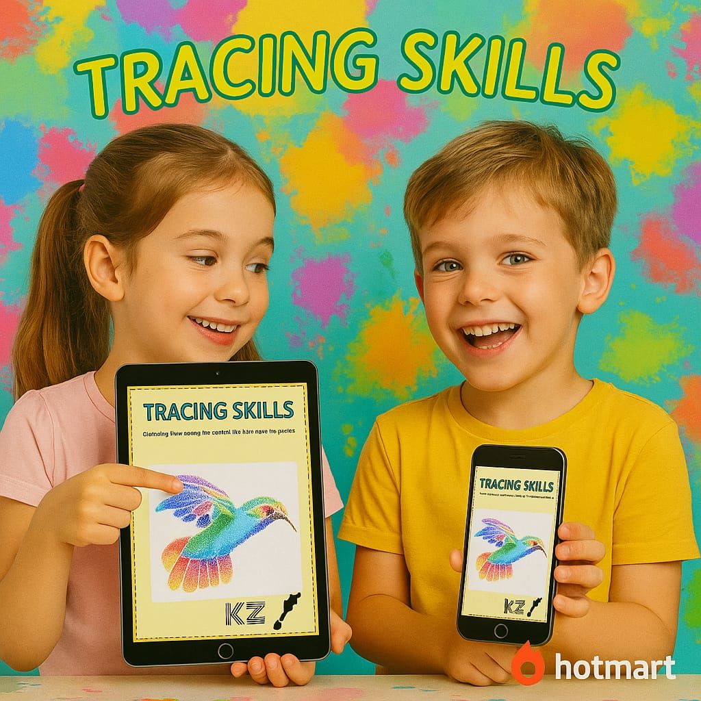 Pointillism book with animal images for children to learn to draw and paint