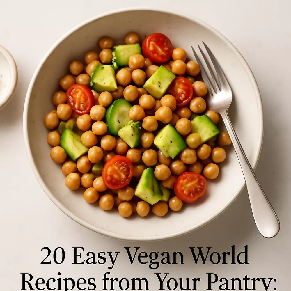 20 Easy Vegan World Recipes from Your Pantry: Healthy, Simple & Delicious